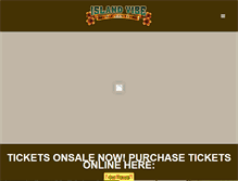 Tablet Screenshot of islandvibemusicfestival.com